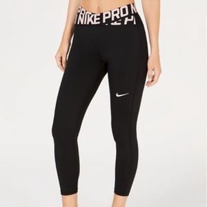 Dri-Fit Nike Pro Crossover Waistband Ankle Tights